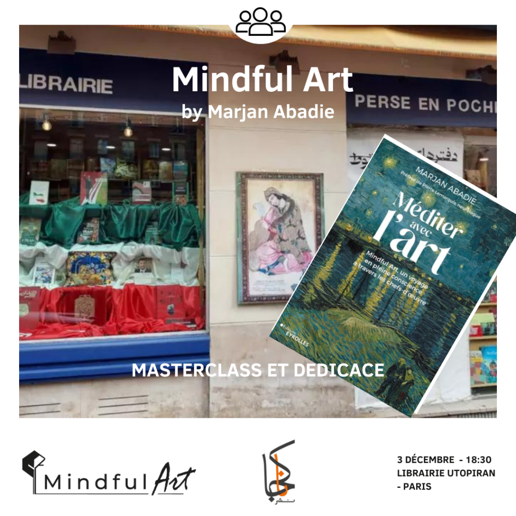 Mindful art Experience et Mediter avec l'art à la librairie UTOPIRAN